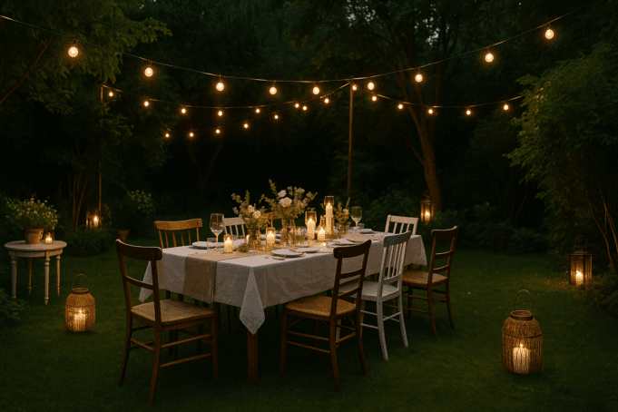 Idee per una festa in giardino elegante ma semplice Festa in giardino